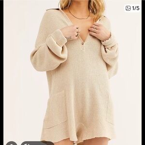 Free People Picnic Sweater Romper
